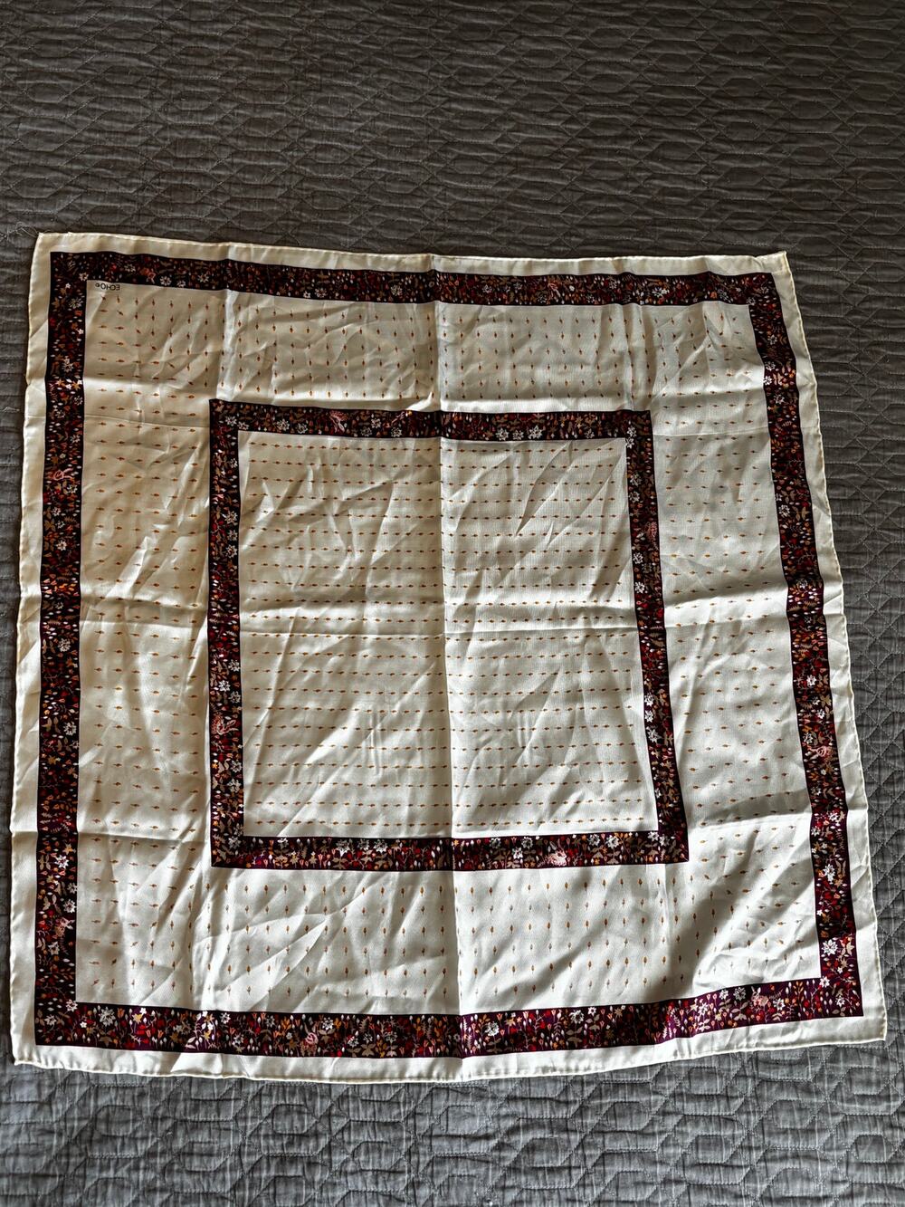 Vintage Echo Silk Blend Scarf